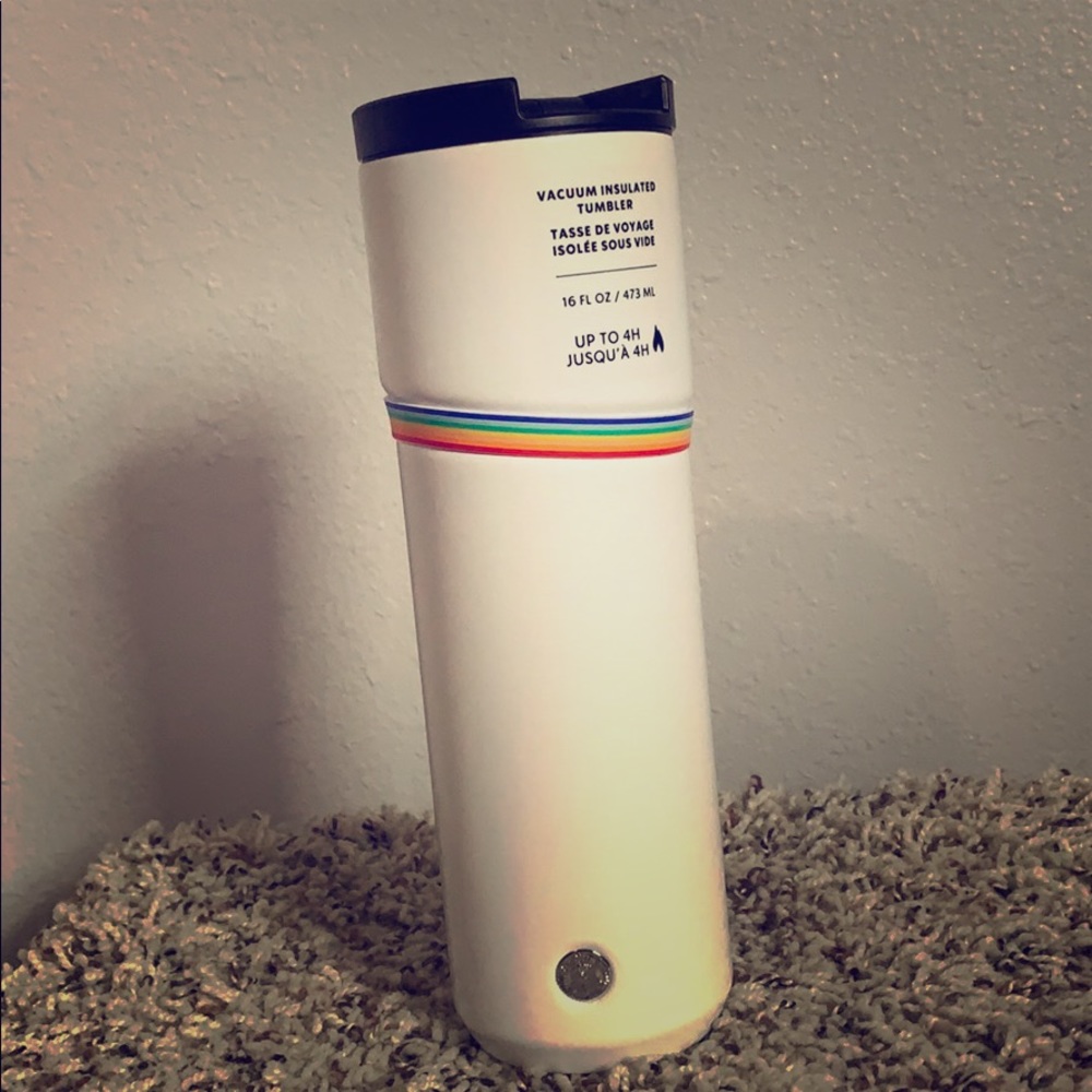 Starbucks Pride 2020 white tumbler